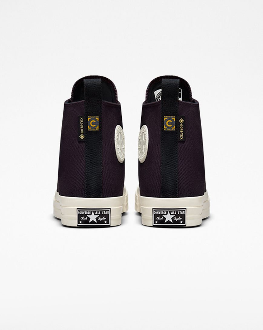 Men's Converse Chuck 70 Counter Climate GORE-TEX High Top Shoes Black Pink / Yellow | AU 4E960G